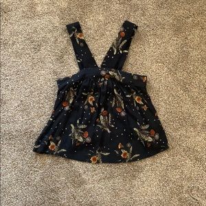 Navy halter top